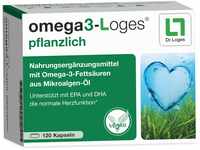 omega3-Loges® pflanzlich - 120 Kapseln - Nahrungsergänzungsmittel mit