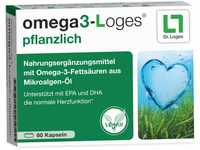 omega3-Loges® pflanzlich - 60 Kapseln - Nahrungsergänzungsmittel mit