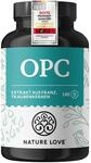 NATURE LOVE&reg; OPC Traubenkernextrakt - 180 Kapseln - hochdosiert mit 800mg...