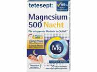 tetesept Magnesium 500 Nacht – Nahrungsergänzungsmittel mit hochdosiertem
