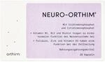 NEURO-ORTHIM - mit Uridin, Cytidin & Fols&auml;ure + Vitamin B12 tr&auml;gt zu einer normalen