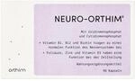 NEURO-ORTHIM - mit Uridin, Cytidin & Fols&auml;ure + Vitamin B12 tr&auml;gt zu einer...