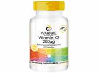 Vitamin K2 200μg - natürliches Menaquinon MK-7 - hochdosiert & vegan - 60...