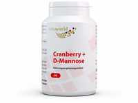 Vita World D-Mannose plus L-Methionin und Cranberry Mannose 90 Kapseln Vegan...