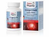 ZeinPharma Omega-3 Gold Cardio Edition - 400 mg EPA, 300 mg DHA, Softgelkapseln...