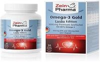 ZeinPharma Omega-3 Gold Cardio Edition - 400 mg EPA, 300 mg DHA, Softgelkapseln mit