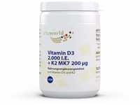 Vita World Vitamin D3 2.000 I.E. + K2 MK7 200 µg 120 Tabletten...