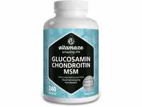 VITAL-Komplex mit Glucosamin, Chondroitin, MSM, hochdosiert, 240 Kapseln für 2