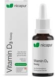 NICApur Vitamin D3 fl&uuml;ssig f&uuml;r die ganze Familie, 25 ml L&ouml;sung