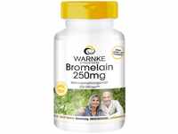 Bromelain 250mg - hochdosiert - 250 Kapseln - vegan - Ananasenzym | Warnke