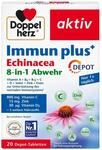Doppelherz Immun plus Echinacea 8-in-1 Abwehr - DEPOT | Mit Vitamin C, Vitamin D und