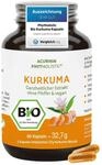 St&auml;rkste Bio Kurkuma Kapseln - 40x effektiver - 15.000mg Kurkuma Pulver/Tag - ohne