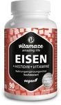 Vitamaze Eisen Kapseln hochdosiert mit Vitamin C (80 mg) pro Tagesdosis,...
