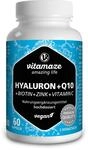 Hyalurons&auml;ure hochdosiert 200 mg + Coenzym Q10 100 mg pro vegane Kapsel, 2