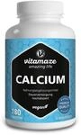 Calcium Tabletten hochdosiert vegan, 180 Tabletten f&uuml;r 3 Monate, 800 mg