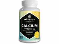 Calcium + Vitamin D3 hochdosiert, 600 mg Kalzium Carbonat + 400 IE...