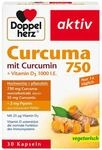 Doppelherz Curcuma 750 mit Curcumin + Vitamin D3 1000 I.E. - Vitamin D...