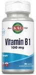 KAL Vitamin B1 | 100 mg | 100 Tabletten | Vitamin B | vegan | glutenfrei | ohne