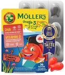 M&ouml;ller's Omega 3 Kapseln f&uuml;r Kinder | Nat&uuml;rliche Omega 3 Fischtran mit