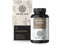 NATURE LOVE® Curcuma Extrakt 15000 - 90 Kapseln - Hochdosiert: Curcuma Extrakt...