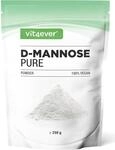 vit4ever D-Mannose Pulver - 250 g - 2000 mg - 125 Tagesportionen | Pflanzliche