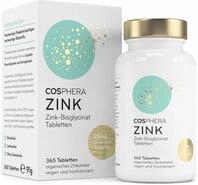 Zink Tabletten - Hochdosiert mit Markenrohstoff - 25 mg Zinc Bisglycinat pro Tablette