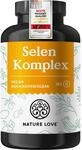 NATURE LOVE&reg; Selen Komplex - Hochdosiert: 200&micro;g Selen je Kapsel - 365 Kapseln -