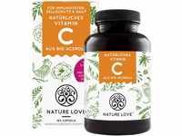 NATURE LOVE® Natürliches Vitamin C aus Bio Acerola Extrakt - 180 Kapseln -
