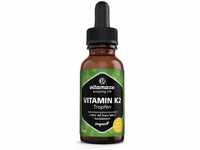 Vitamin K2 Tropfen hochdosiert & vegan 200 mcg Vitamin K2 flüssig pro...