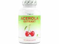 Acerola Kapseln - Natürliches Vitamin C - 240 Kapseln für 8 Monate –...