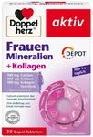 Doppelherz Frauen Mineralien + Kollagen - Calcium, Fols&auml;ure, Kollagenhydrolysat +