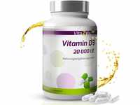 Vita2You Vitamin D3-20.000 IE - 240 Kapseln - Hochdosiert - 20 Tagesdosis -...