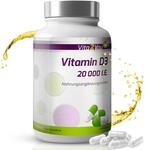 Vita2You Vitamin D3-20.000 IE - 240 Kapseln - Hochdosiert - 20 Tagesdosis - 1000 I.E.