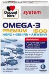 Doppelherz Omega-3 Premium 1500 System Kapseln 120 stk