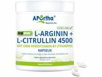 APOrtha® Argiviron® L-Arginin + L-Citrullin 4500 hochdosiert + Herzvitamin...