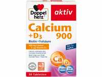 Doppelherz Calcium 900 + D3 + Biotin – Calcium leistet einen Beitrag zum normalen