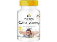 GABA 750mg Kapseln - hochdosiert & vegan - Gamma-Aminobuttersäure - 100...