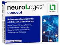 neuroLoges® concept - 60 Kapseln - Nahrungsergänzungsmittel mit Citicolin,...