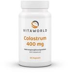 vitaworld Colostrum 400 mg, 20% Immunglobulin &ndash; 160 mg pro Tagesverzehrmenge,...