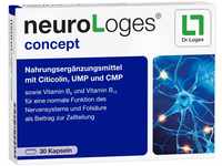 neuroLoges® concept - 30 Kapseln - Nahrungsergänzungsmittel mit Citicolin,...
