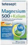 Tetesept Magnesium 500 + Kalium Depot-Tabletten f&uuml;r Muskeln, Herz,