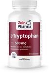 ZeinPharma L-Tryptophan 500mg - 180 vegane Kapseln - Aus pflanzlicher Fermentation -