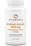 vitaworld Brokkoli-Extrakt 500 mg aus Brokkolisprossen, 50 mg Sulforaphan pro...