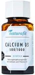 naturafit Calcium D3 500/1000 Kapseln, 60 St. Kapseln