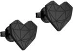 LIEBESKIND BERLIN Damen-Ohrstecker Edelstahl (schwarz)