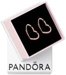 PANDORA ROSE Ohrringe "Asymmetrische Herzen der Liebe" 288307
