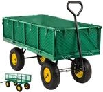 Miweba Bollerwagen MB-700 | 𝟕𝟎𝟎 kg Traglast - Luftreifen - W&auml;nde klappbar -
