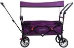 FUXLIFE Bollerwagen faltbar FX-CT700 Purpur &bull; klappbarer Handwagen f&uuml;r...