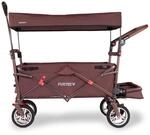 FUXLIFE Bollerwagen FX-CT800 Komfort faltbar - Braun &bull; Kinder Transportwagen...