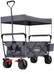 Arebos Bollerwagen faltbar mit Dach | Handwagen | Transportkarre Ger&auml;tewagen...